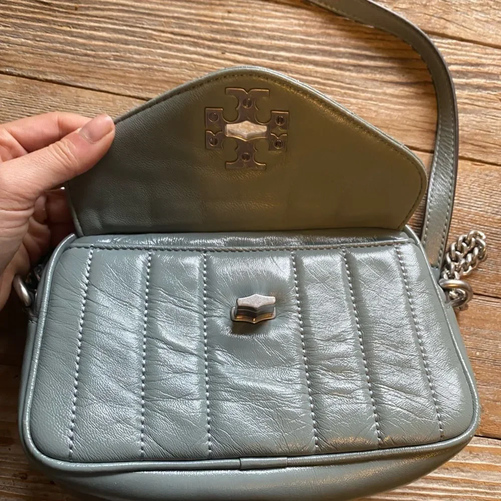 Tory Burch Kira Patent Leather Camera Bag